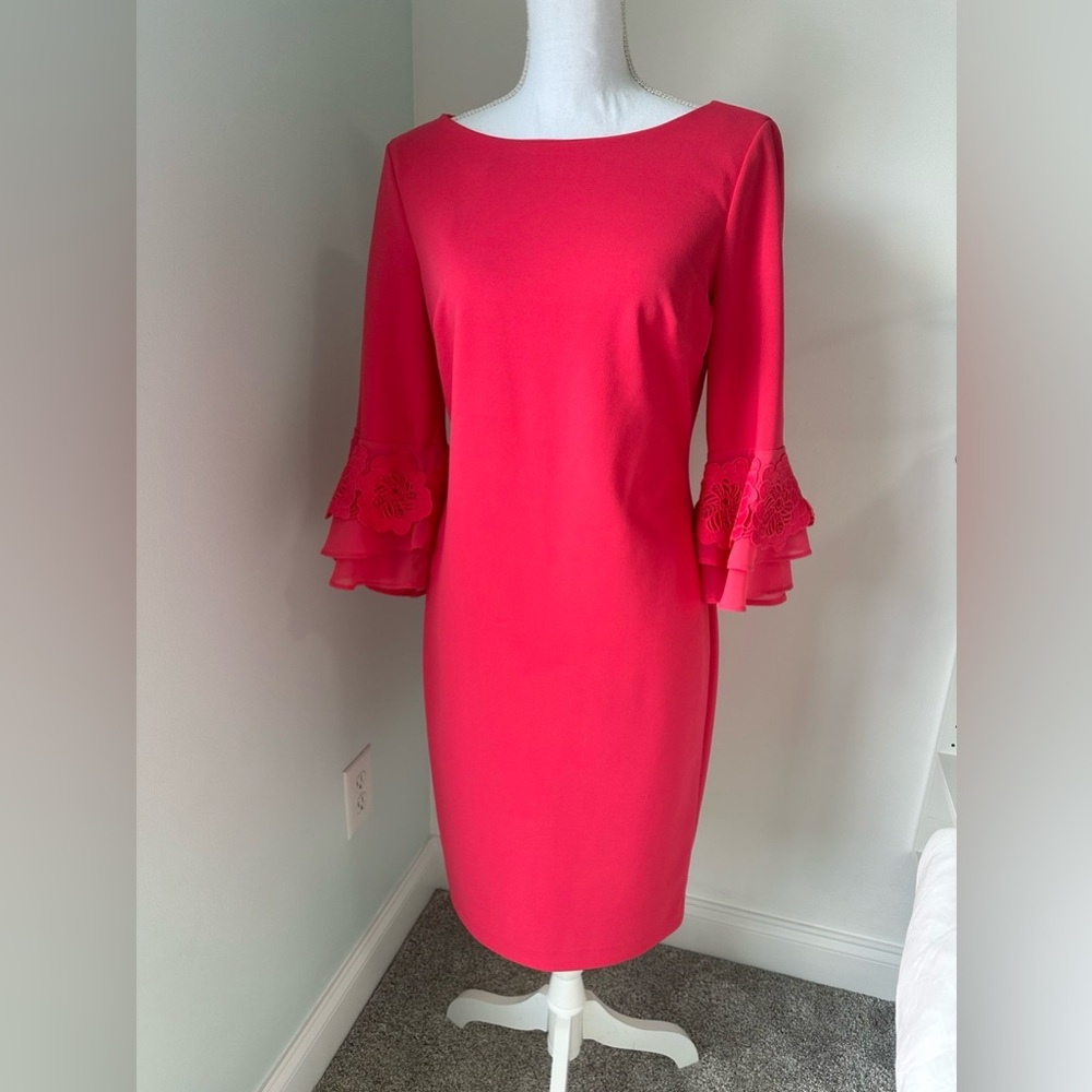 Calvin Klein Vibrant Pink Dress